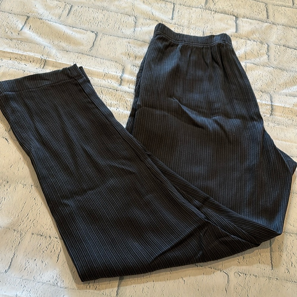 Desire gray striped tall pants